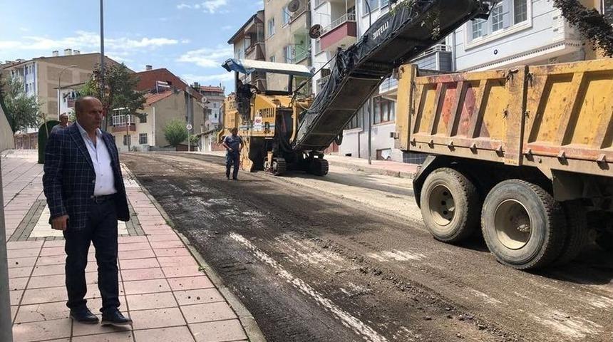Taşk&ouml;pr&uuml;&rsquo;de Yol &Ccedil;alışmaları Tam Gaz Devam Ediyor