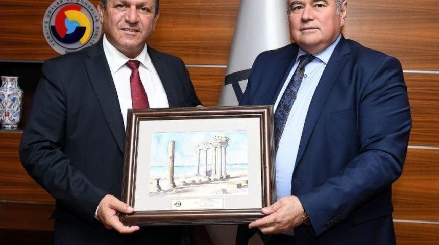 Kktc Turizm Ve &Ccedil;evre Bakanı Fikri Ataoğlu&rsquo;ndan Atso&rsquo;ya Ziyaret