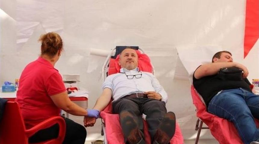 Kırklareli İl Müftülüğü Personelinden Kan Bağışı Kampanyasına Destek