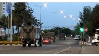 (özel) Suriye Sınırına Askeri Sevkıyat Sürüyor