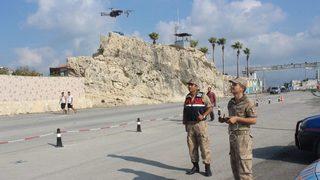 Jandarmadan ’drone’li Trafik Denetimi