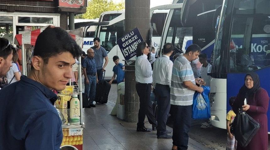 Karab&uuml;k&rsquo;te Bayram D&ouml;n&uuml;ş&uuml; Hareketliliği