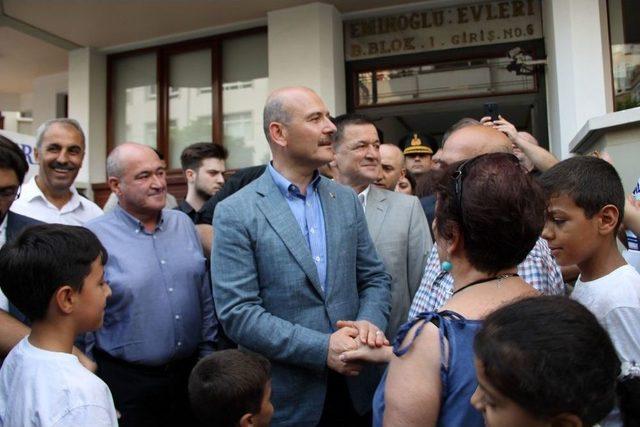 Bakan Soylu’dan Taziye Ziyareti