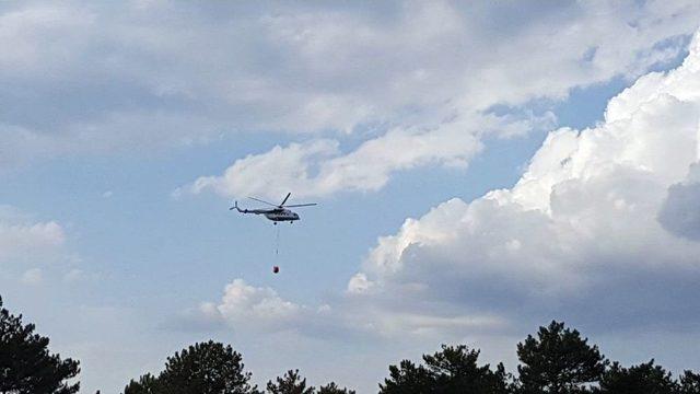 Kastamonu’da Çıkan Orman Yangının Enkazı Havadan Görüntülendi