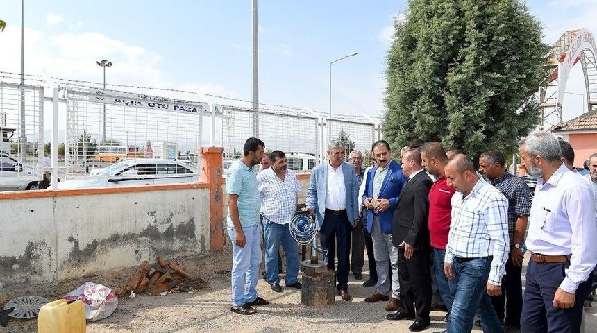 Başkan Polat Yeşiltepe Galericiler Sitesini Ziyaret Etti