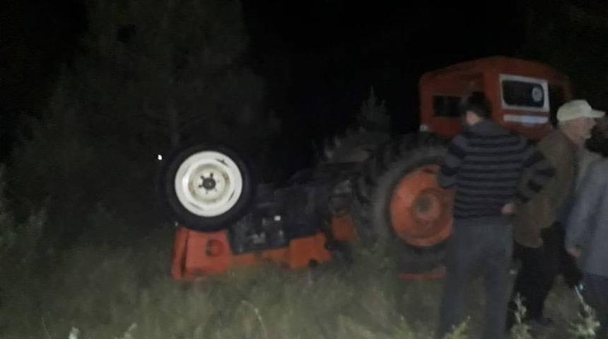 Traktörün Altında Kalan Sürücü Hayatını Kaybetti