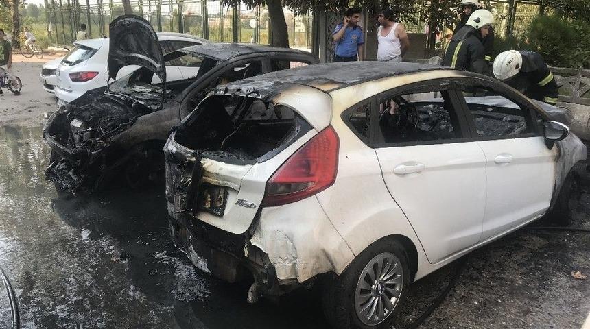 Alev Topuna D&ouml;nen Ara&ccedil;lar Vatandaş Kamerasında