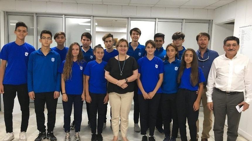 Şampiyonlardan Başkan Pekdaş&rsquo;a Ziyaret