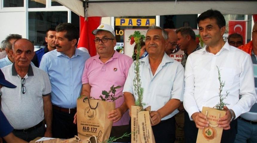 Sarıgöl’de 4 Bin Fidan Dağıtıldı