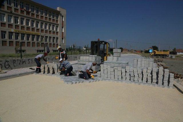 Odunpazarı’nda Fen İşleri Hız Kesmiyor