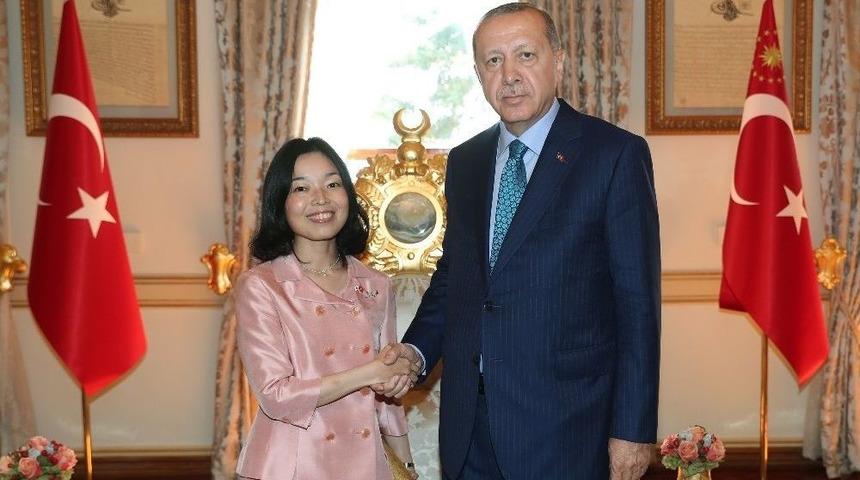 Cumhurbaşkanı Erdoğan, Japonya Prensesi İle Görüştü