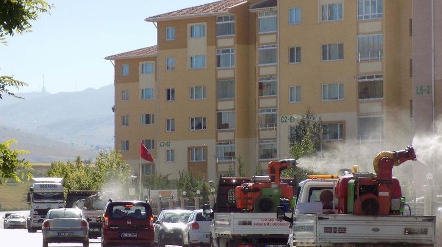 G&ouml;lbaşı&rsquo;nda Sineklerle M&uuml;cadeleye Devam Ediliyor