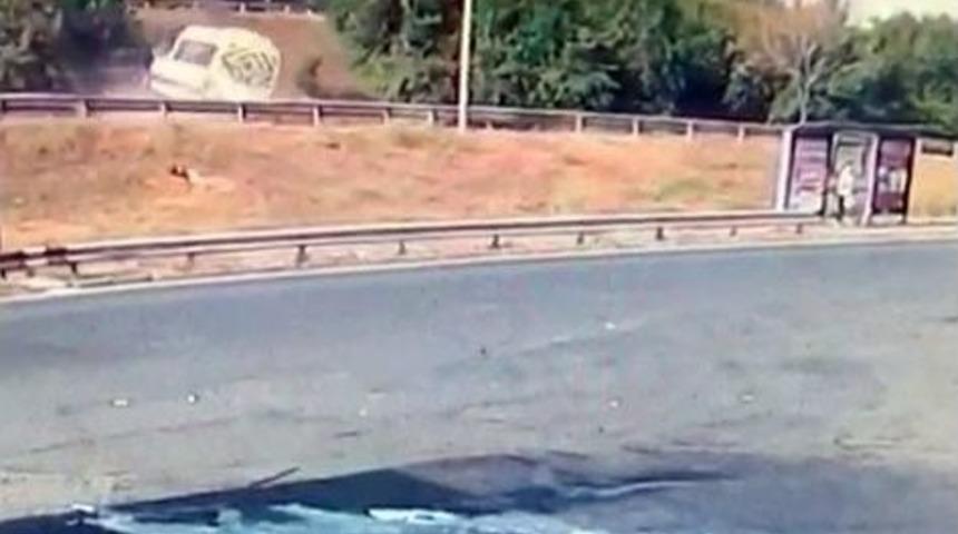 Tem Otoyolu&rsquo;ndaki Feci Kaza G&uuml;venlik Kamerasında