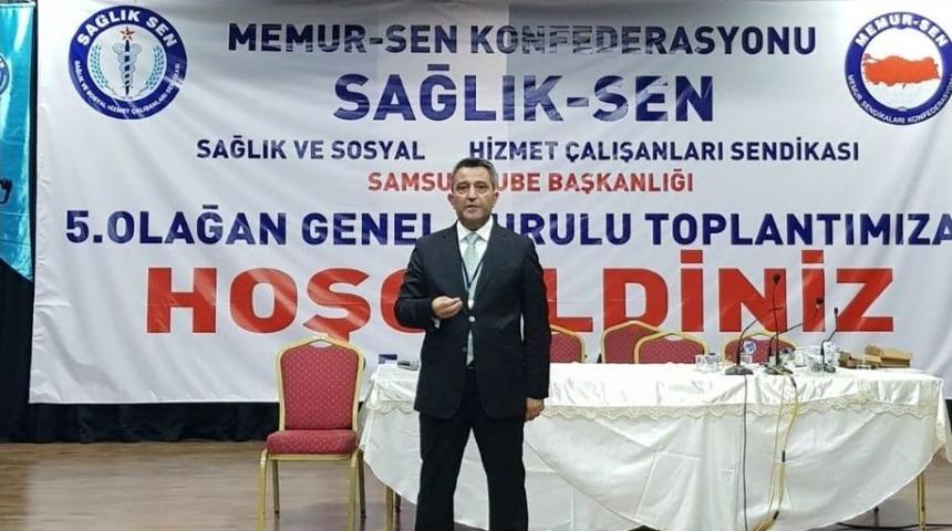 İlyas Bi&ccedil;er Sağlık-sen Samsun Şubesi Başkanı Oldu