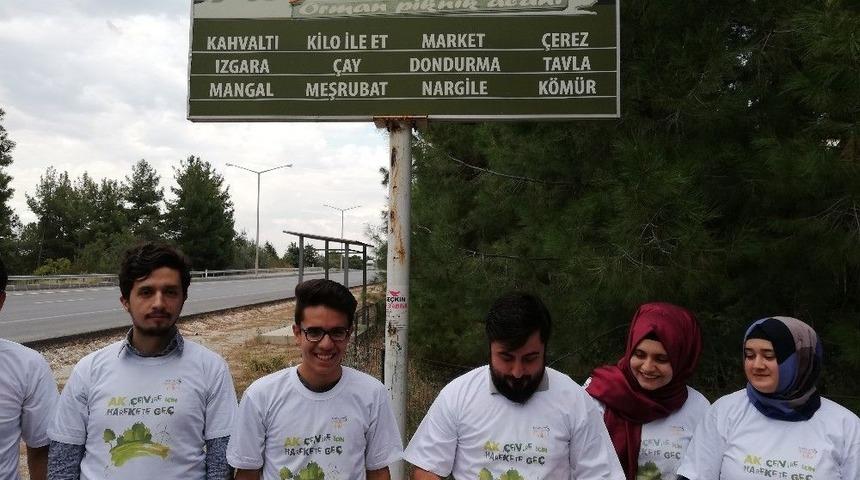 Ak Gençlik Çevre Temizliği Yaptı.