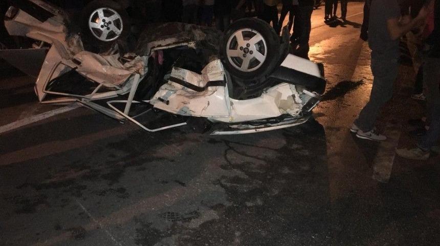 1 Kişinin Hayatını Kaybettiği Kaza G&uuml;venlik Kamerasında