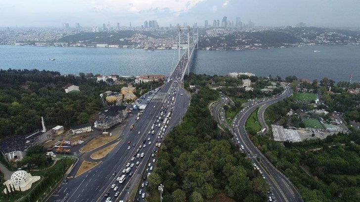 İstanbul’da Okula Uyumun İlk Gününde Oluşan Trafik Yoğunluğu Havadan Görüntülendi G3