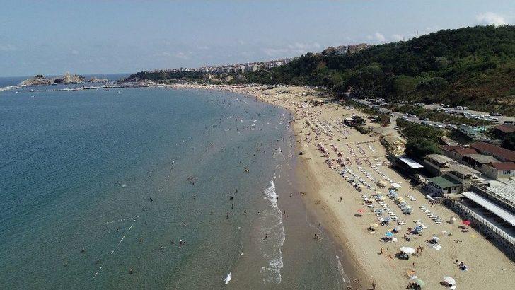 Boğulmalara Rağmen Şile’de Denize Giren Vatandaşlar Havadan Görüntülendi G5
