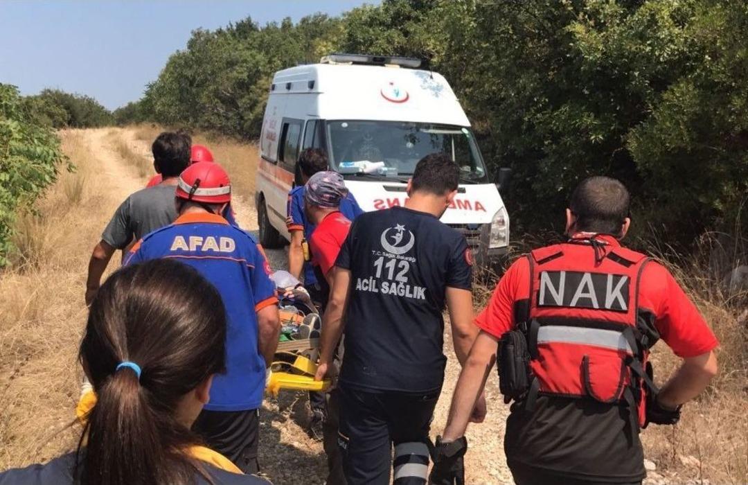 Yama&ccedil; Paraş&uuml;t&uuml; D&uuml;şt&uuml;: 1 Yaralı