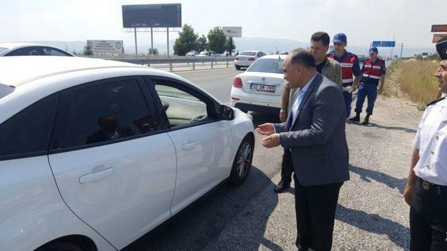 Vali Günaydın’dan Dönüş Yolundaki Tatilcilere Trafik Kuralları Uyarısı