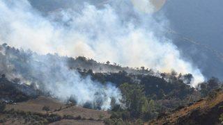 Gümüşhane’de Örtü Yangını
