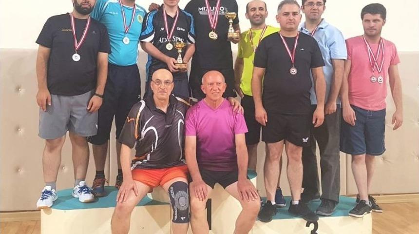 Veteran Masa Tenis Turnuvası Sona Erdi