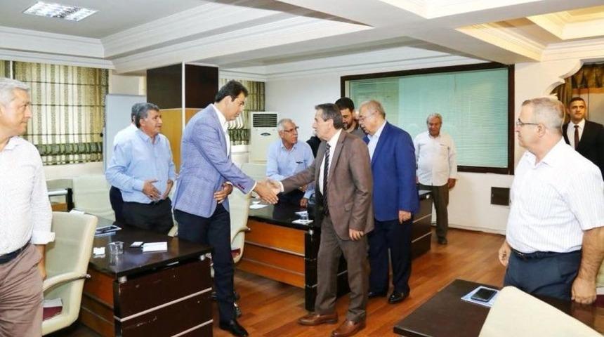 Vali Kalkancı Belediye Meclisi &Uuml;yeleri İle Bir Araya Geldi