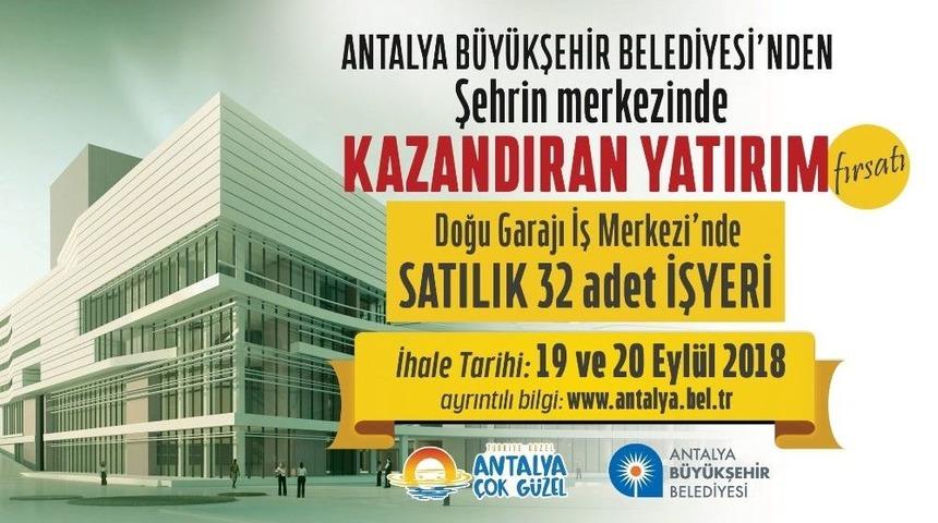 Doğu Garajı&rsquo;nda 32 İşyeri İhaleye &Ccedil;ıkıyor