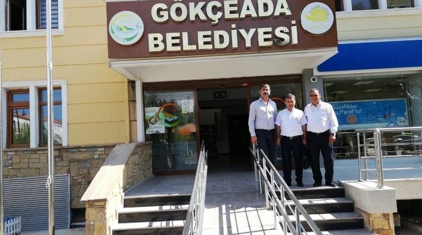 T&uuml;m Yerel Y&ouml;netim &Ccedil;alışanları Sendikası&rsquo;ndan G&ouml;k&ccedil;eada Belediyesine Ziyaret