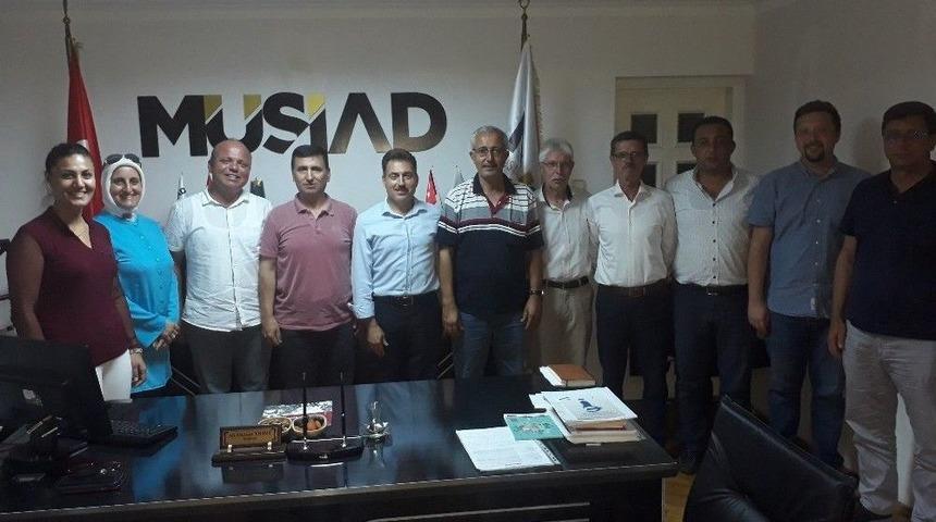 Başkan &Ouml;l&ccedil;ek&rsquo;ten M&uuml;siad&rsquo;a Ziyaret