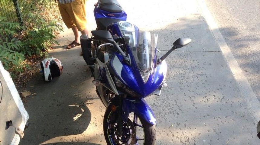 (&ouml;zel) Sarıyer&rsquo;de Feci Motosiklet Kazası Kamerada