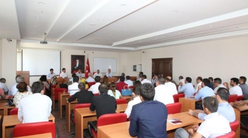 Başkan Bedirhanoğlu Okul M&uuml;d&uuml;rleri İle Bir Araya Geldi