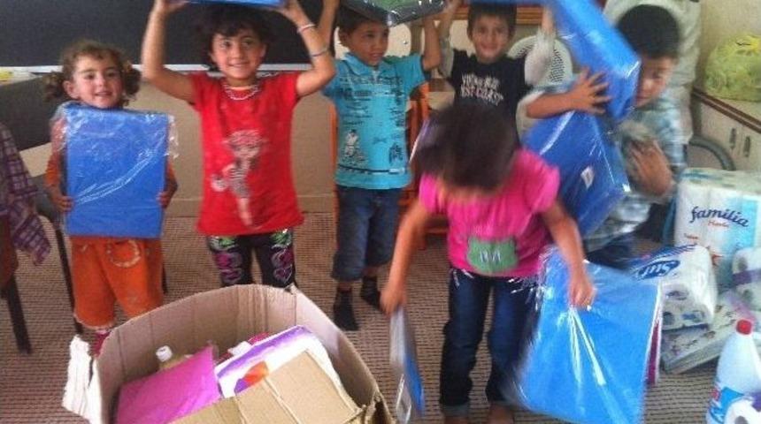 Nar&ccedil;i&ccedil;eği Anaokulundan Anlamlı Yardım