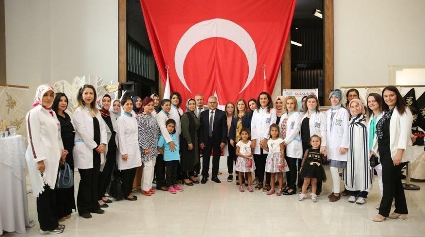 Melikgazi De Kanavi&ccedil;e, Antep İle Maraş İşi Ve Filografi Sergisi A&ccedil;ıldı