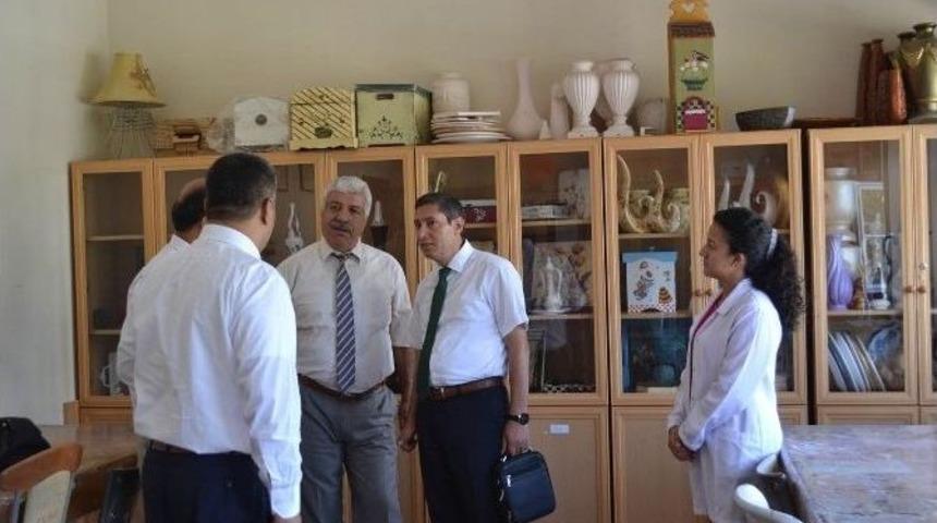 İl Milli Eğitim M&uuml;d&uuml;r&uuml; Tatlı&rsquo;dan Sanat Merkezi&rsquo;ne Ziyaret