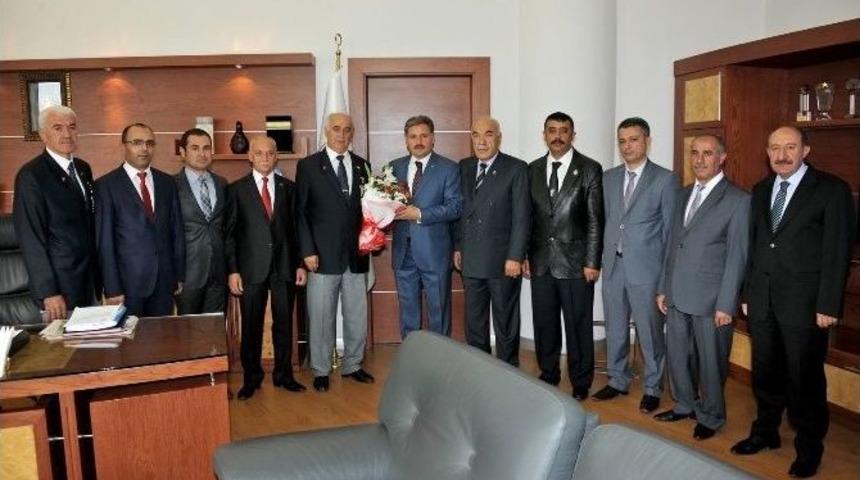 Şehit Ve Gazi Derneklerinden Başkan &Ccedil;akır&rsquo;a Ziyaret