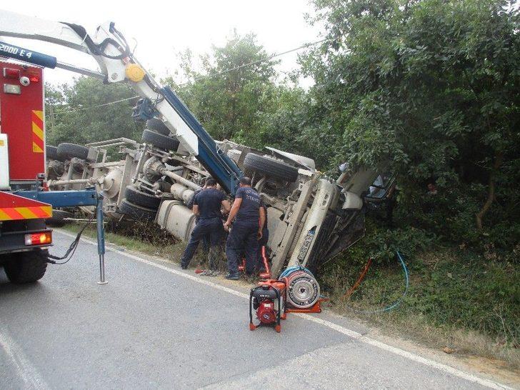 Tankerde Sıkışan Sürücü 4 Saatte Kurtarıldı G1