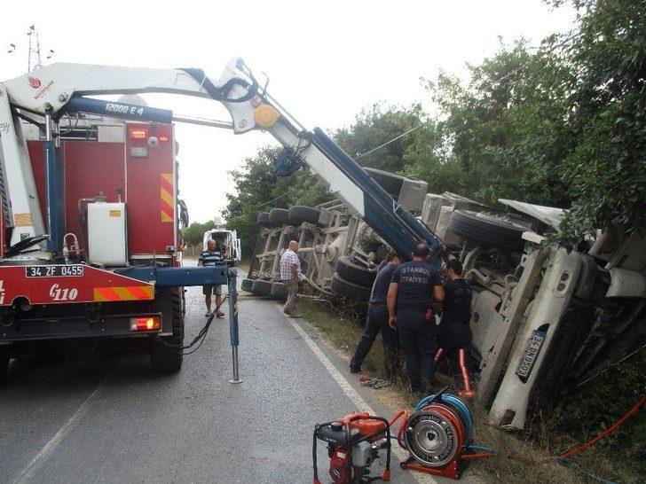 Tankerde Sıkışan Sürücü 4 Saatte Kurtarıldı G2