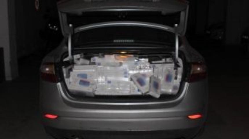 Erzincan&rsquo;da 10 Bin Paket Ka&ccedil;ak Sigara Ele Ge&ccedil;irildi