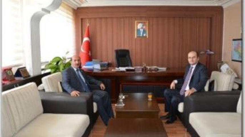 Kaymakam Kalkan, Genel Sekreter Bolat&rsquo;a Veda Ziyaretinde Bulundu