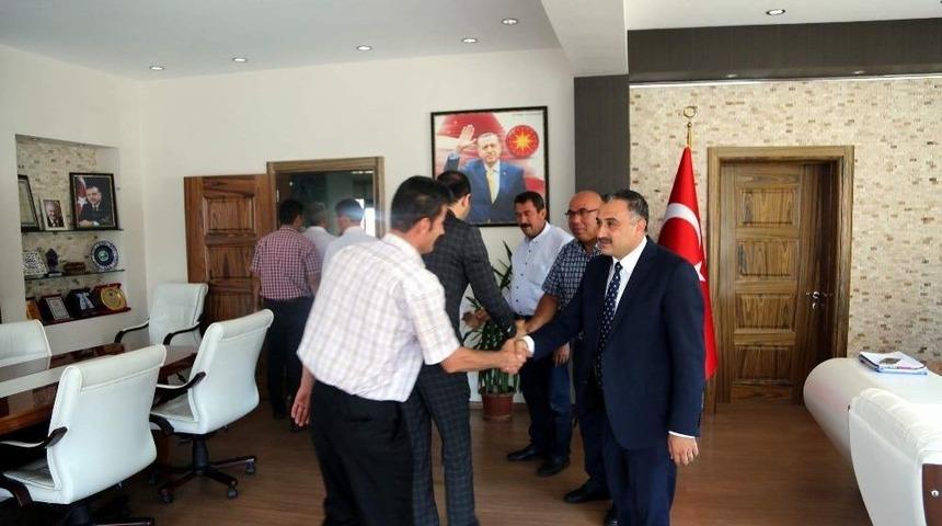 Başkan Cabbar Belediye Personeliyle Bayramlaştı