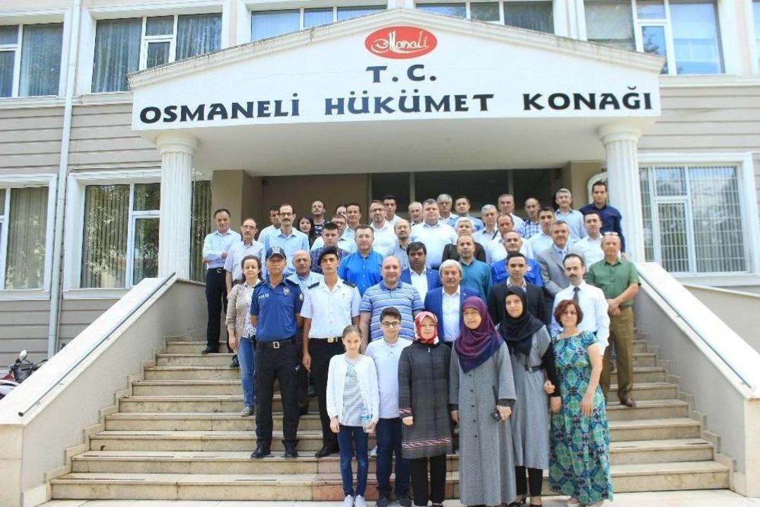 Kaymakam &Ccedil;akıcı&rsquo;yı Osmaneli Protokol&uuml; Uğurladı
