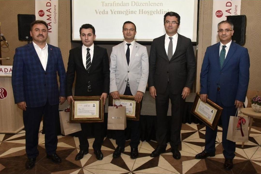 G&uuml;m&uuml;şhane&rsquo;de Tayini &Ccedil;ıkan Kaymakamlara Veda Yemeği