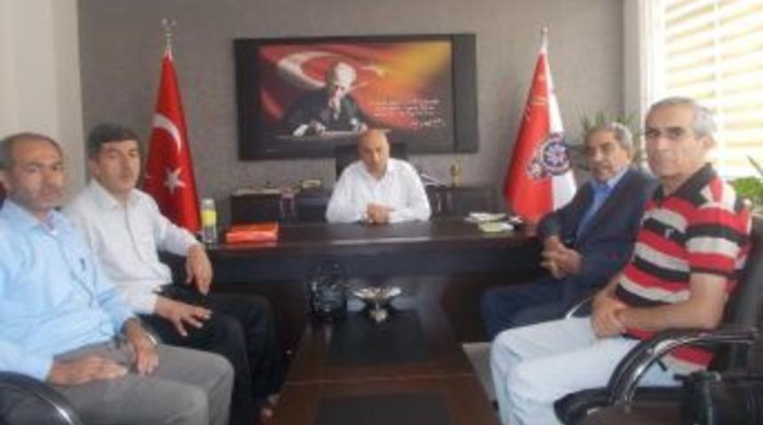 Muhtarlardan Emniyet M&uuml;d&uuml;r&uuml;ne Ziyaret