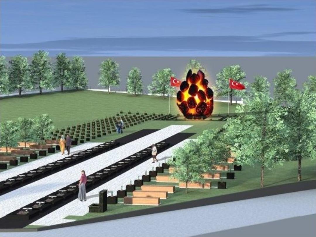 Soma Maden Şehitliğini Manisa B&uuml;y&uuml;kşehir Belediyesi Yapacak