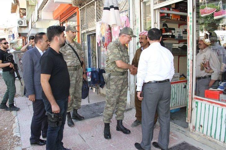 Şemdinli 34’üncü Hudut Tugay Komutanı Tuğgeneral Kılıç Esnafı Ziyaret Etti G2