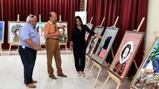 Sanatçı Çavuşoğlu, İbradı’da Ebru Ve Taş Süsleme Sergisi Açtı