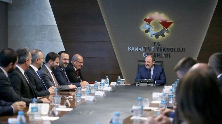 Ato Heyetinden Sanayi Ve Teknoloji Bakanı Mustafa Varank’a Ziyaret