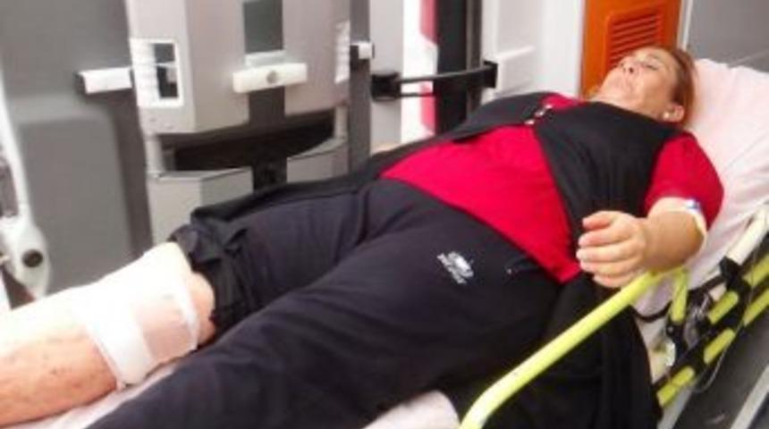 Kurban İ&ccedil;in Bilettiği Bı&ccedil;akla Yaralandı