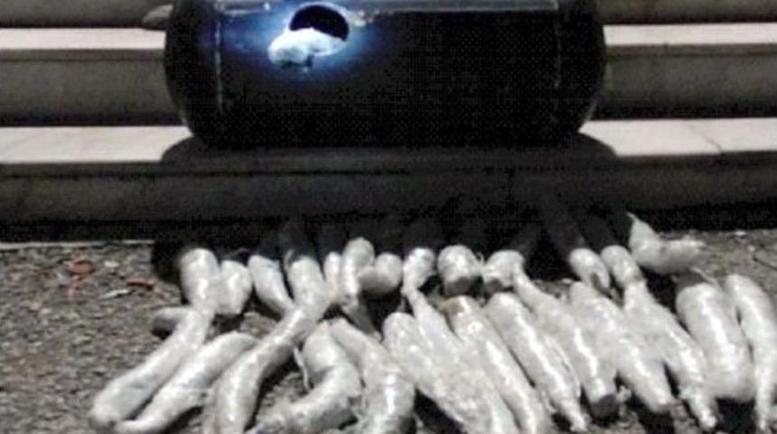 Otomobilin Lpg Tankından Esrar &Ccedil;ıktı